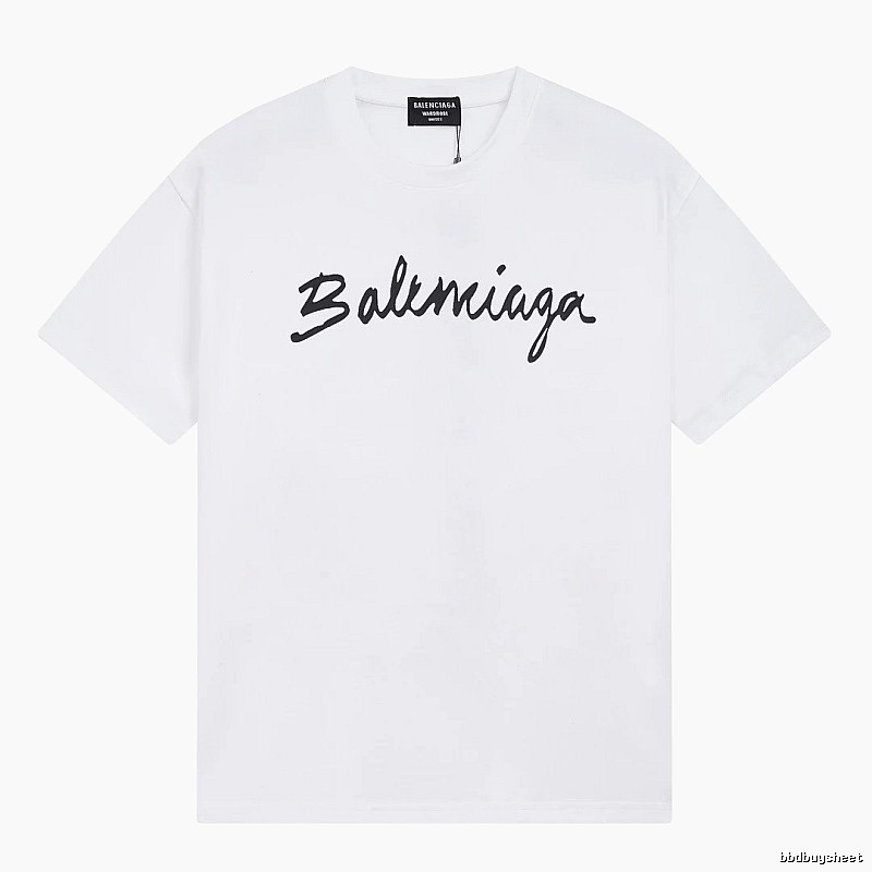 Balenciaga letter simple white T-shirt