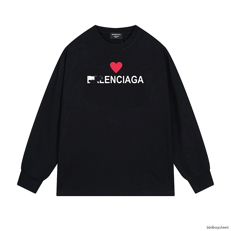 Balenciaga Love Simple Black T-shirt