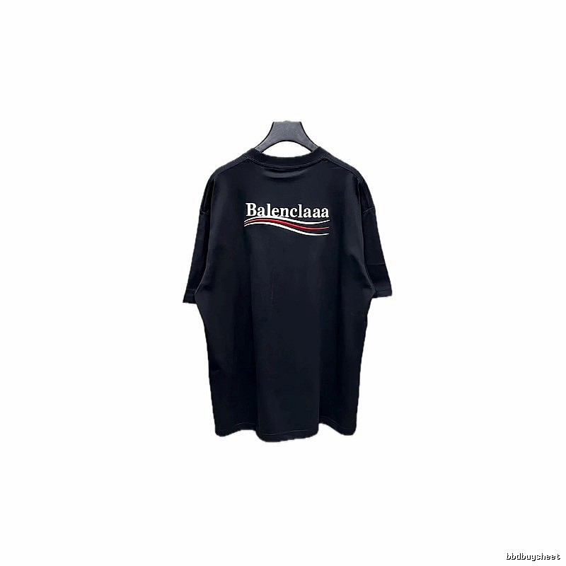 Balenciaga minimalist style black T-shirt