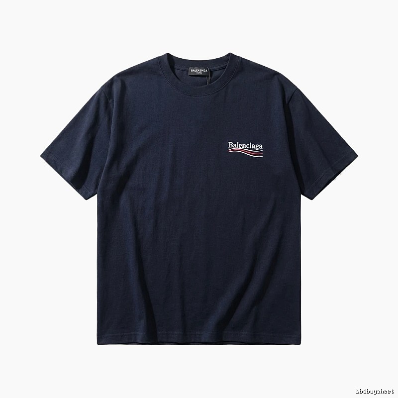 Balenciaga minimalist style black T-shirt
