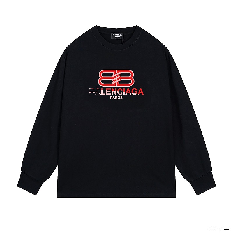 Balenciaga PAROS series black T-shirt