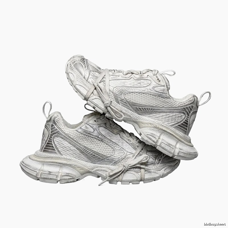 Balenciaga retro silver-gray sneakers