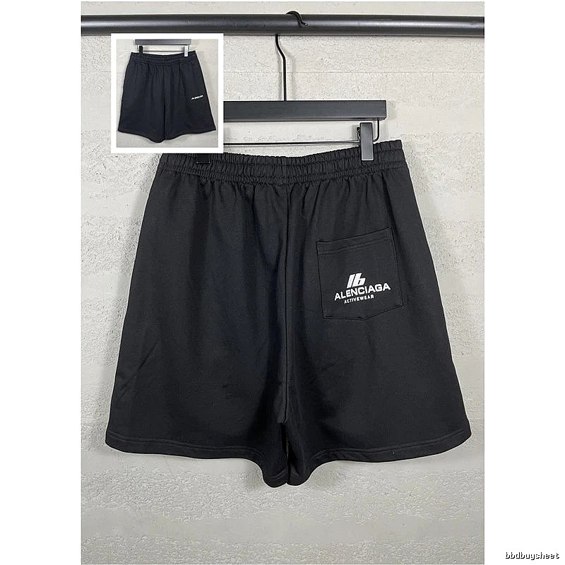 Balenciaga sporty black shorts
