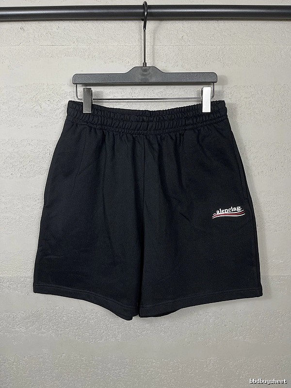 Balenciaga sporty black shorts