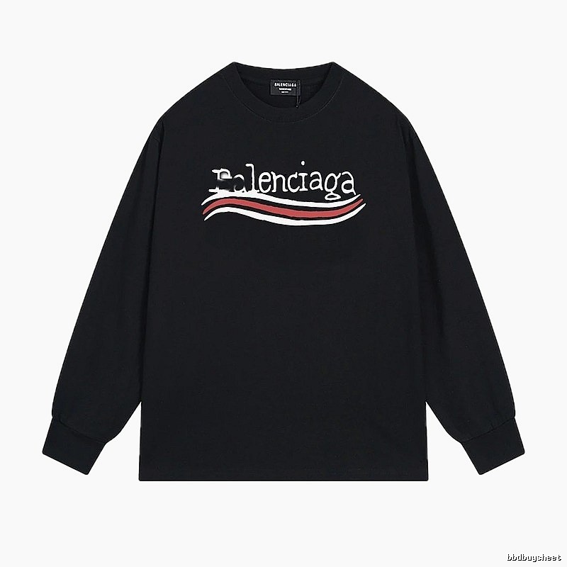 Balenciaga wavy black sweatshirt