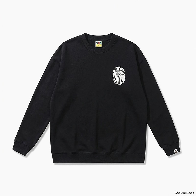Bape Ape Head Casual Black Sweatshirt