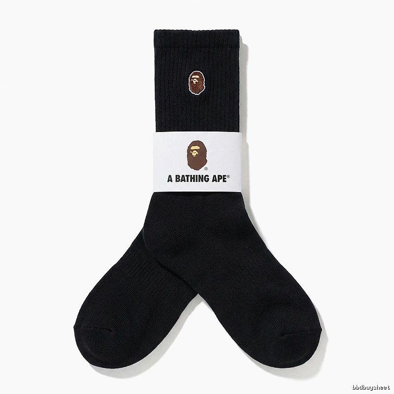 Bape Ape Head Trendy Black Socks