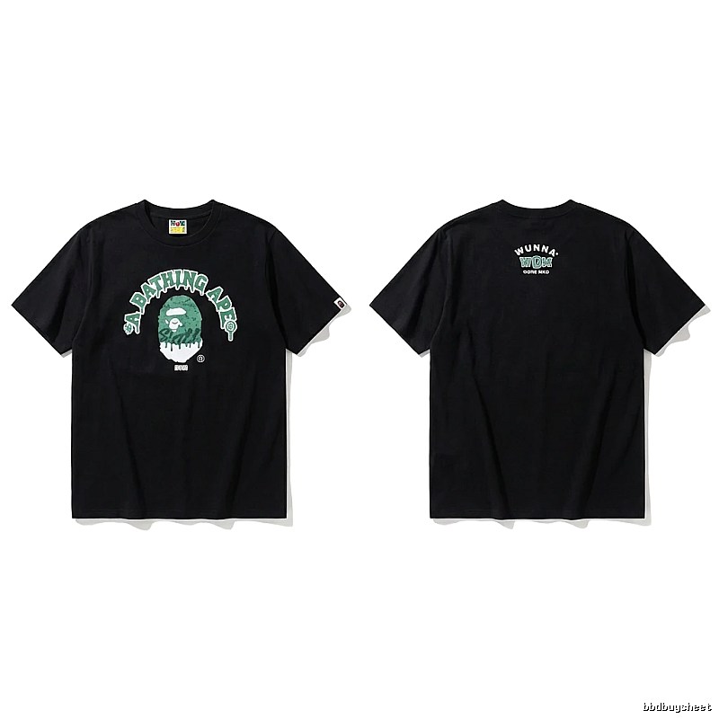 Bape Ape Head Trendy Black T-shirt