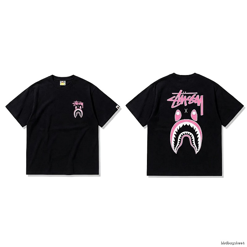 Bape Shark Co-branded Black T-shirt