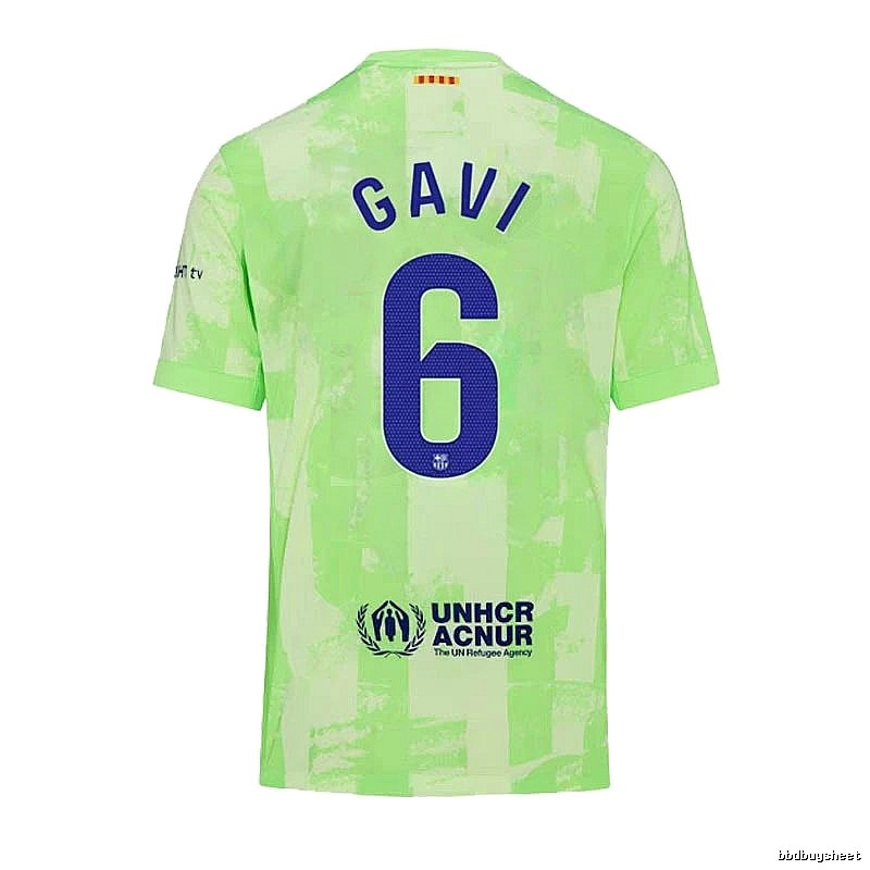 Barcelona Statement Gavi #6 soccer jersey Blue Red Barcelona for Outdoor Plans