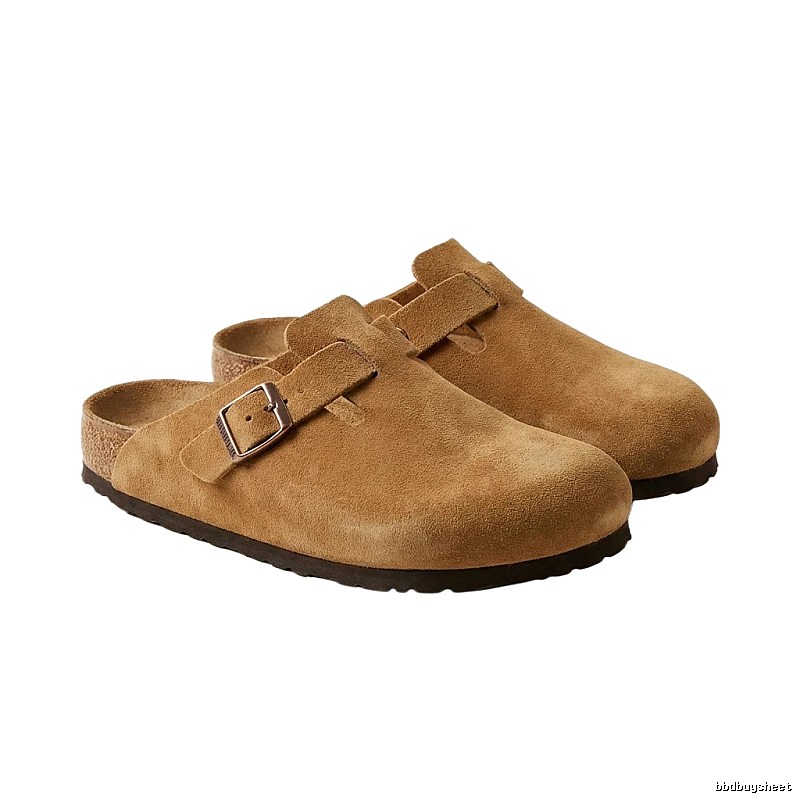 BIRKENSTOCK brown retro slippers