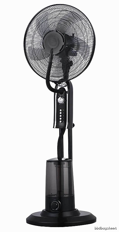 Bladeless Pedestal Cooling Fan For Room Airflow 18-inch Mechanical Control eu Plug