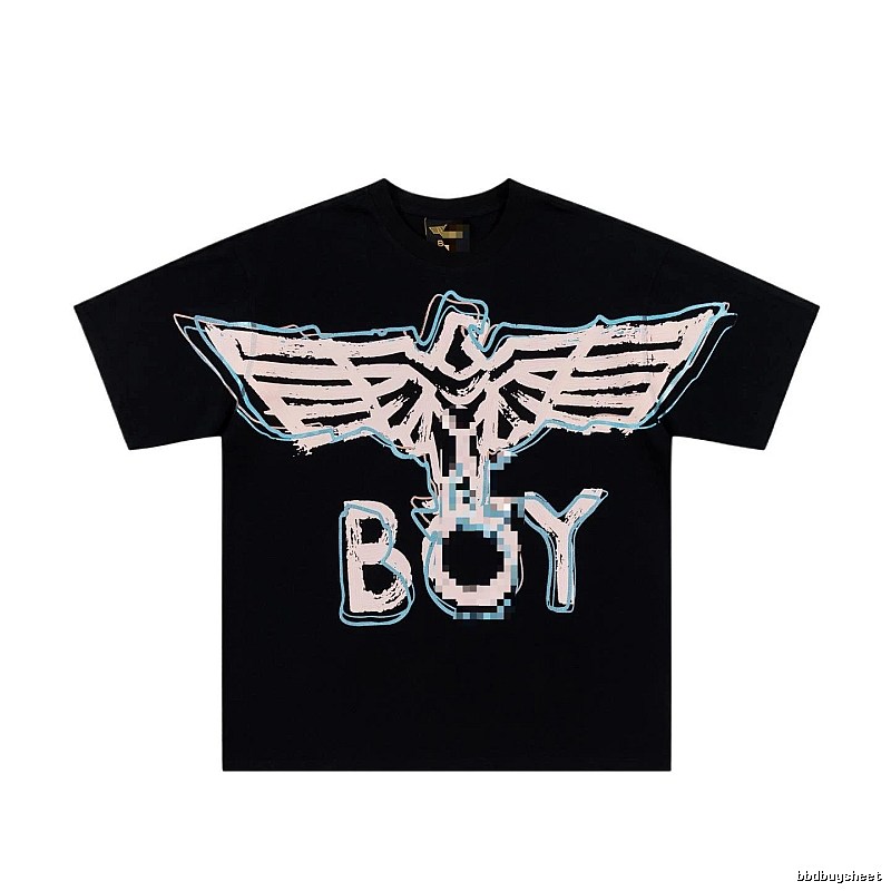 BOY Falcon Series Street Style Black Short-sleeve T-shirt