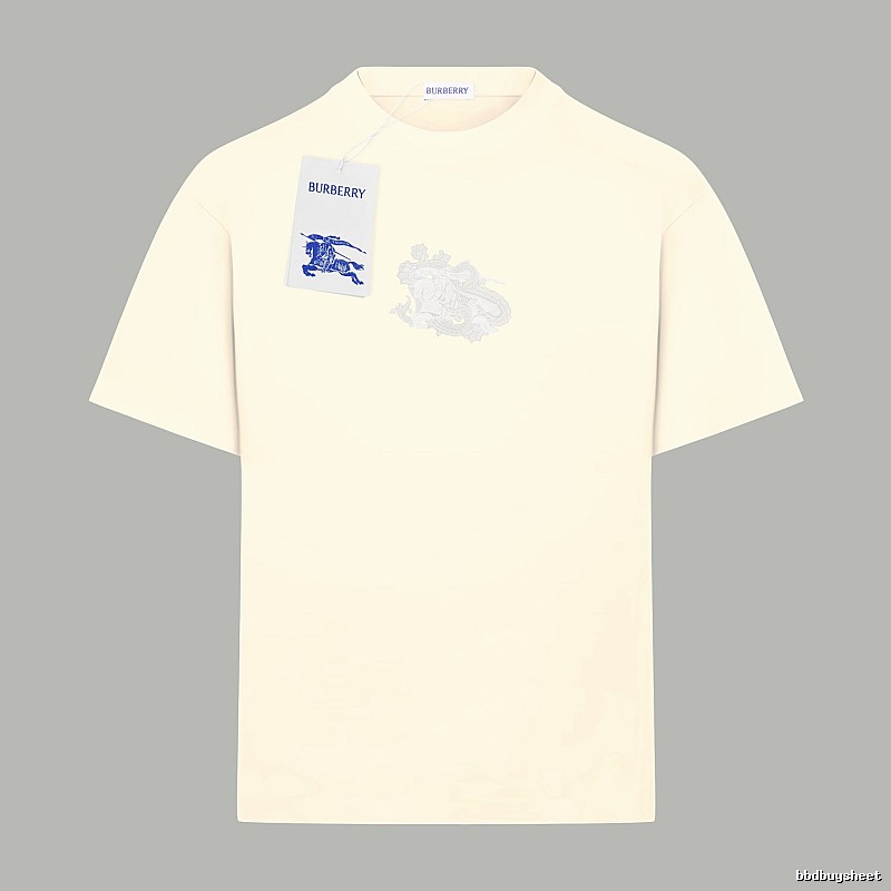 Burberry Knight Logo Minimalist Style T-shirt