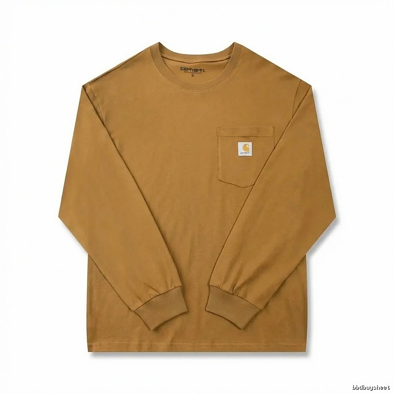 Carhartt basic retro brown long-sleeve