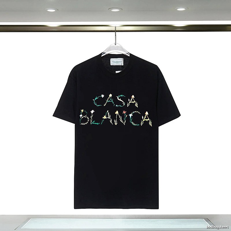 Casablanca Floral Style Black T-shirt