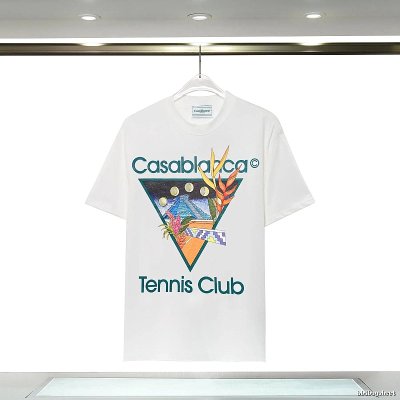 Casablanca Printed Casual White T-shirt