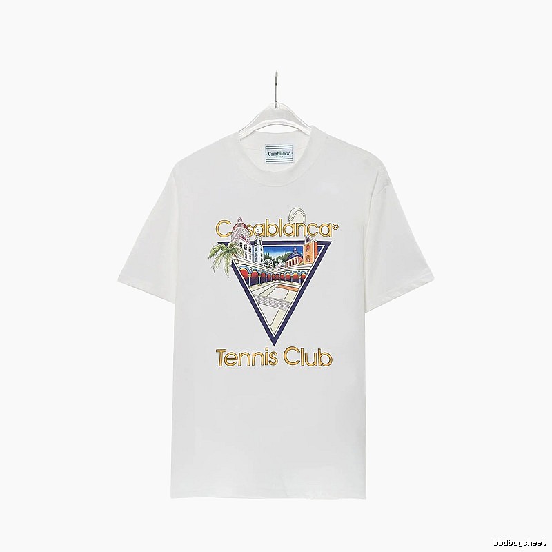 Casablanca retro style white T-shirt