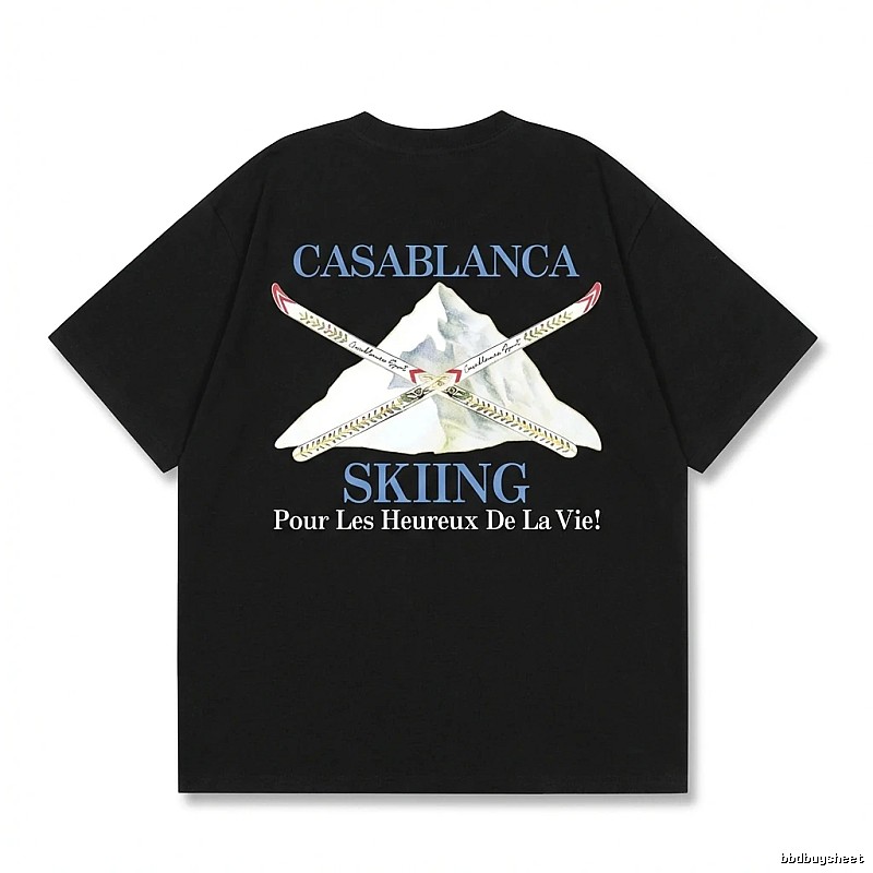 Casablanca Ski Style Black T-shirt