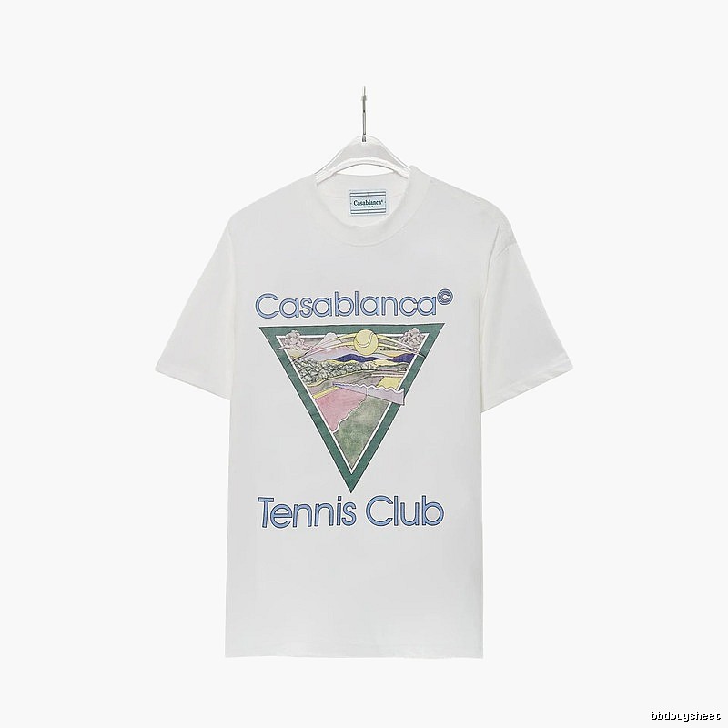 Casablanca Tennis Club Wind White T-shirt