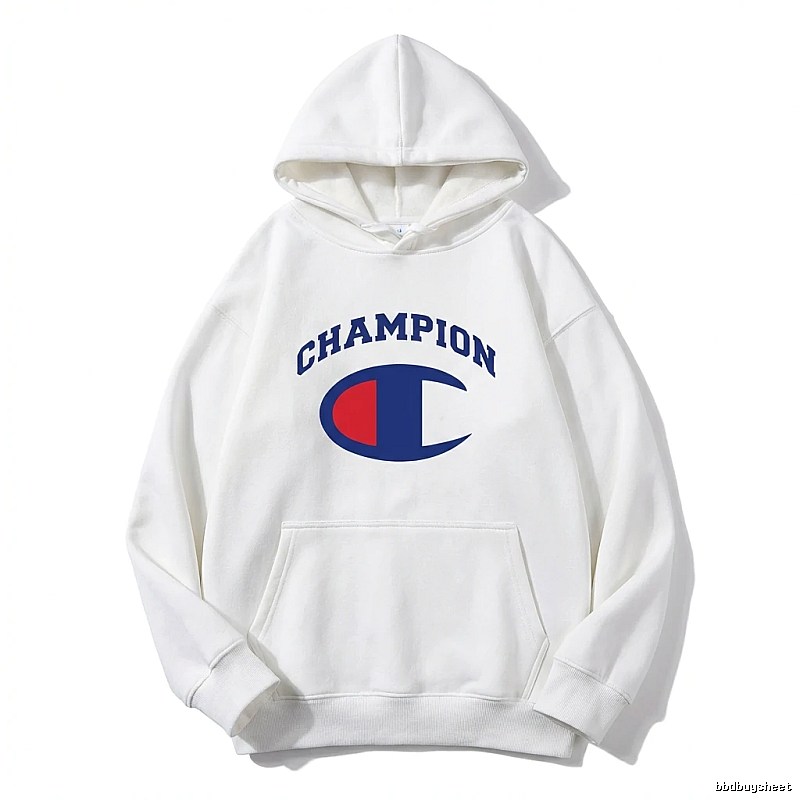 Champion classic white hoodie.