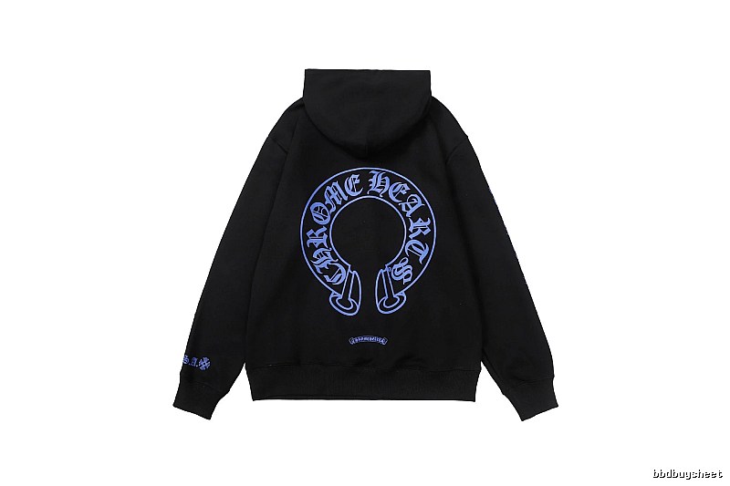 Chrome Hearts 2088-97 Black Cross Graphic Hoodie Downtown Style