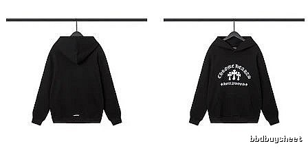 Chrome Hearts 2089-79 Black Cross Graphic Hoodie Clean Finish