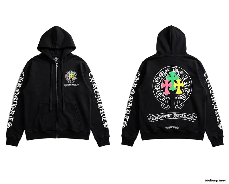 Chrome Hearts Colorful Retro Style Sweatshirt