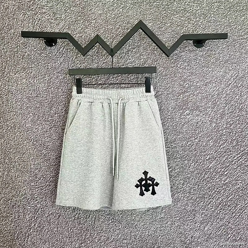 Chrome Hearts Cross Casual Style Grey Shorts