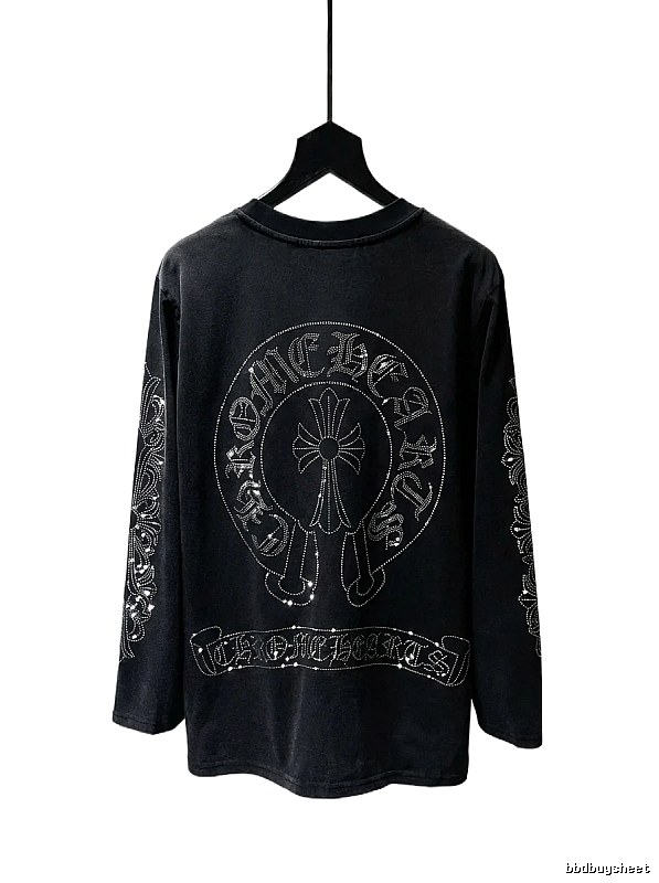 Chrome Hearts Cross Dark Style Black T-shirt