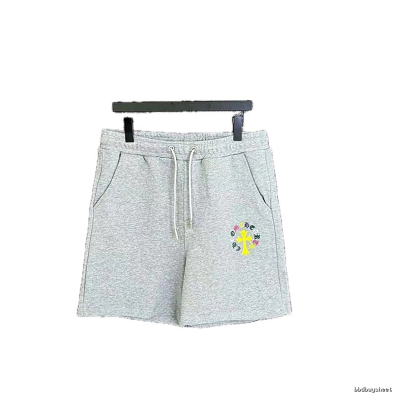 Chrome Hearts Cross Leisure Style Gray Shorts