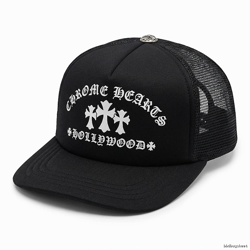 Chrome Hearts Cross Trendy brand Black Hat
