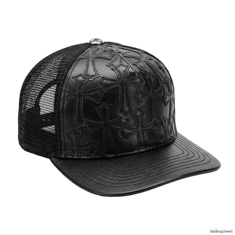 Chrome Hearts Cross Trendy Cool Black Hat