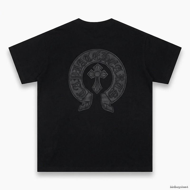 Chrome Hearts Cross Vintage Black Short-sleeve Shirt