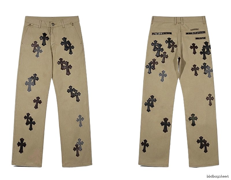 Chrome Hearts Cross Vintage Khaki Pants