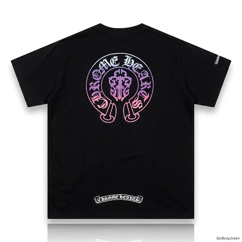 Chrome Hearts Dark Trendy Cool Black T-shirt