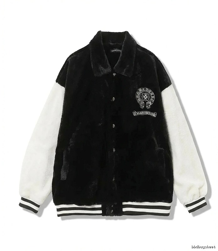 Chrome Hearts Retro Style Black and White Jacket