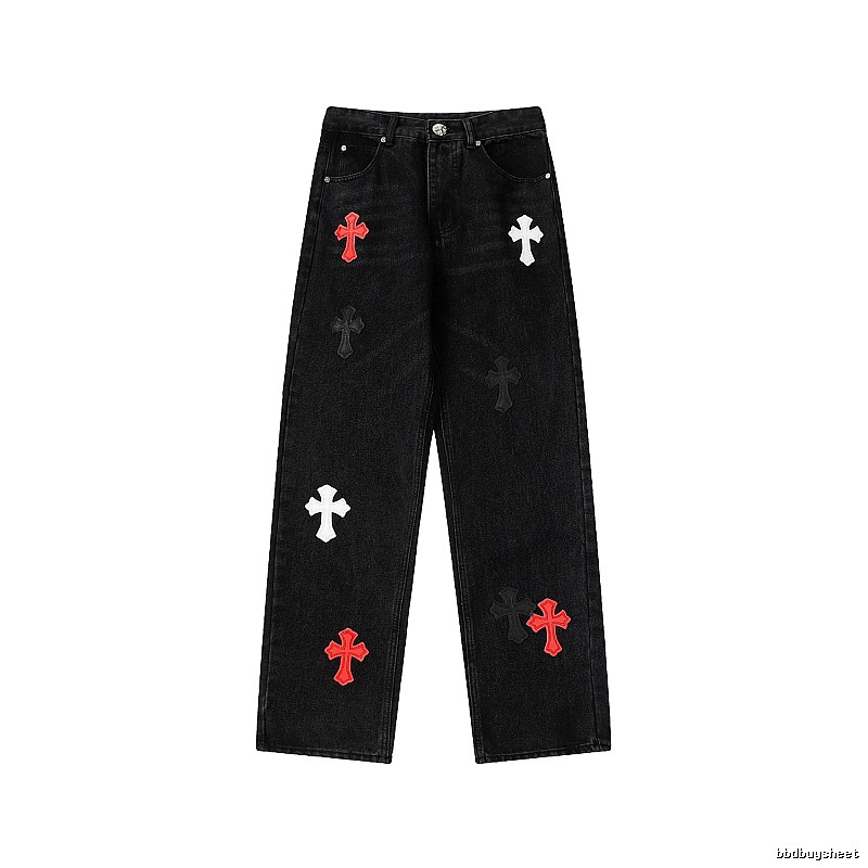 Chrome Hearts Urban Graphic jeans Light Denim Jeans with Casual Appeal