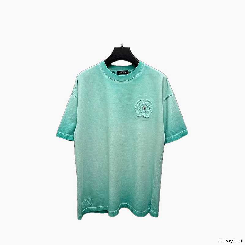 Chrome Hearts Vintage Style Mint Green T-shirt
