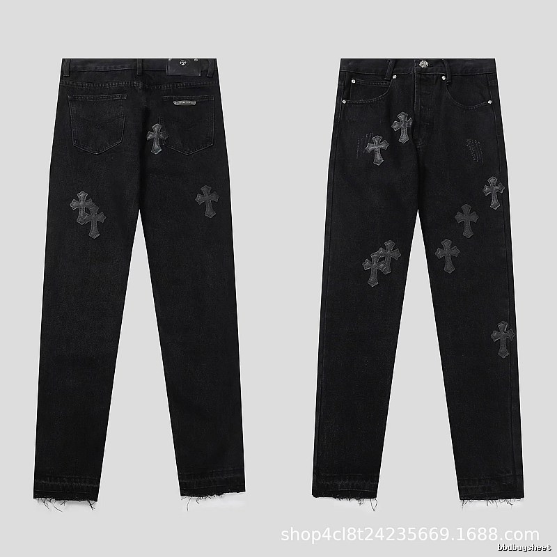 Chrome Hearts Weekend Graphic jeans Light Denim Jeans for Seasonal Looks