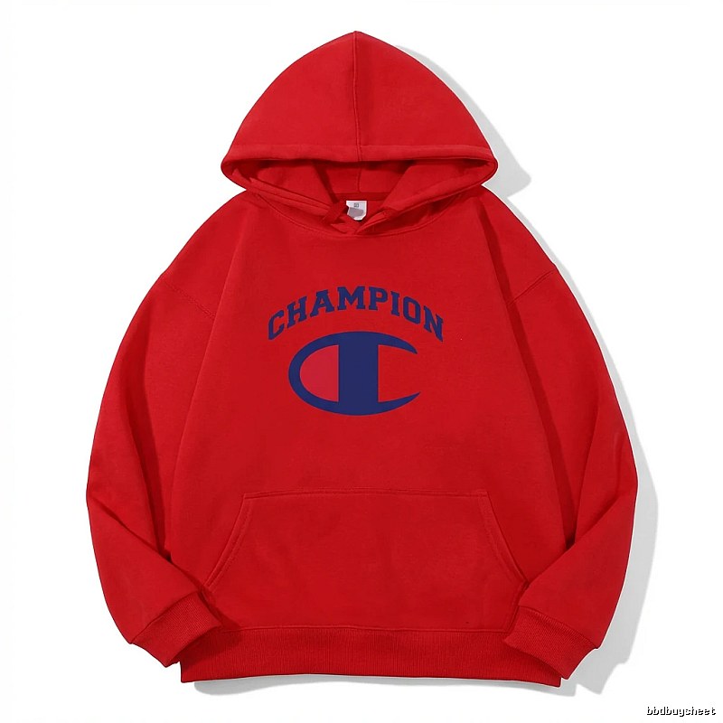 Classic trendy brand Champion red hoodie