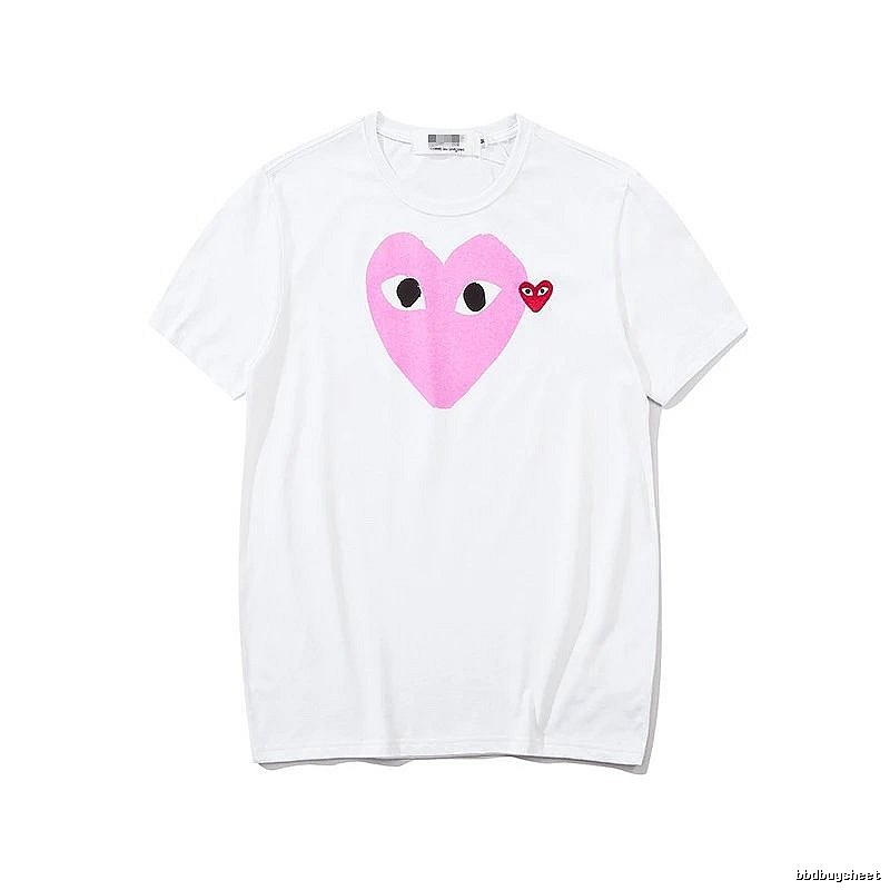 Comme des Garcons PLAY 2023-03 Style 2303 Heart Logo T-Shirt Downtown Style