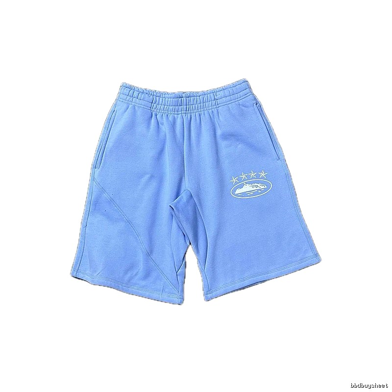 Corteiz casual light blue shorts