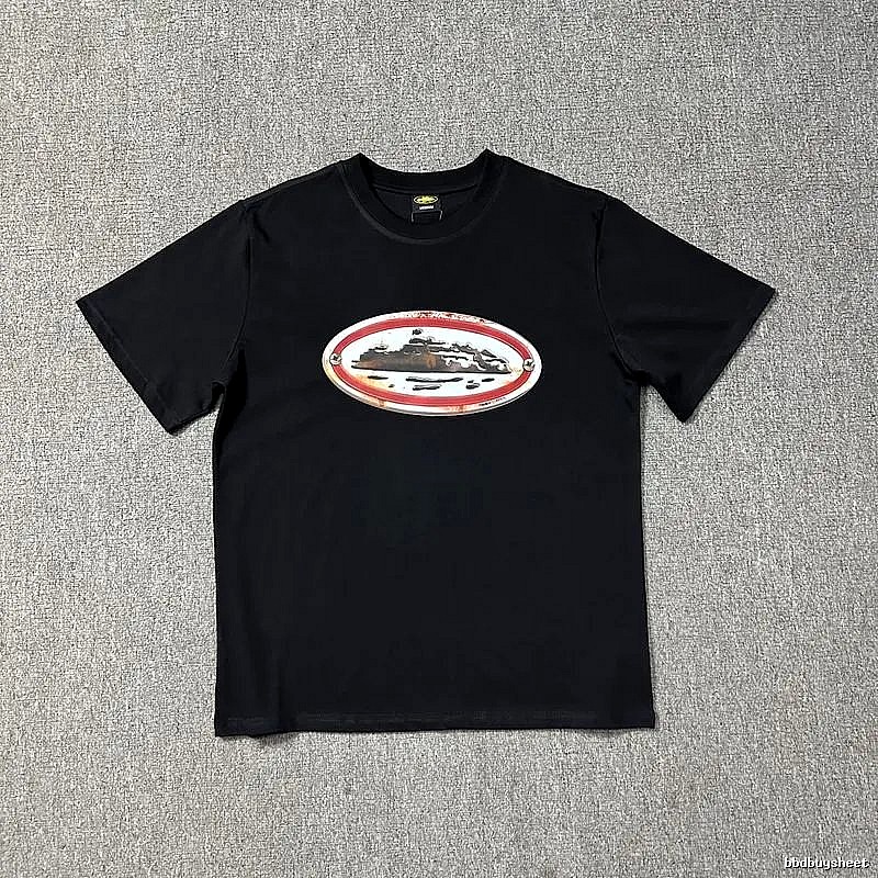 Corteiz Premium Style Logo T-shirt Black Corteiz for Resort Outfits