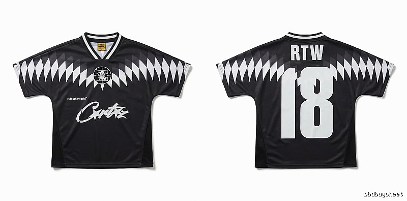 Corteiz RTW Series Black and White Wind Top