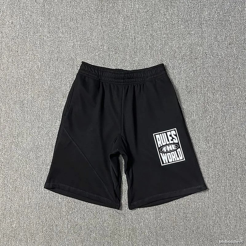 Corteiz Rule World Style Black Shorts