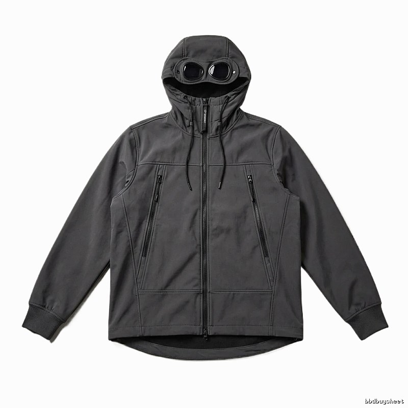 C.P. Hooded Functional Style Grey Coat
