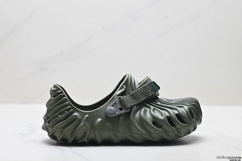 Crocs Pleated Trendy Green Shoes