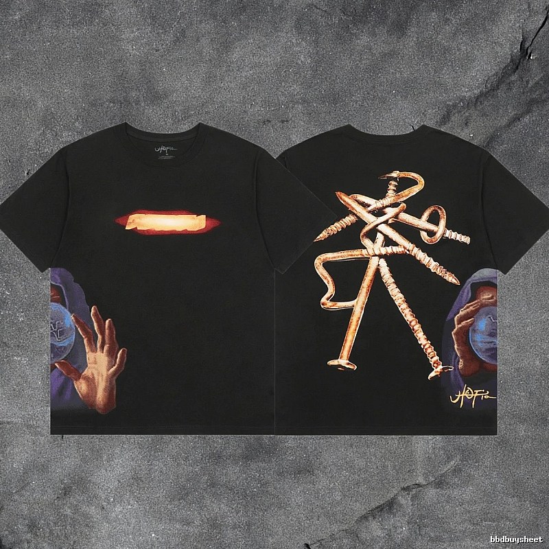 Denim Tears 2032-09 Black Style 3209 Graphic T-Shirt Travel Styling
