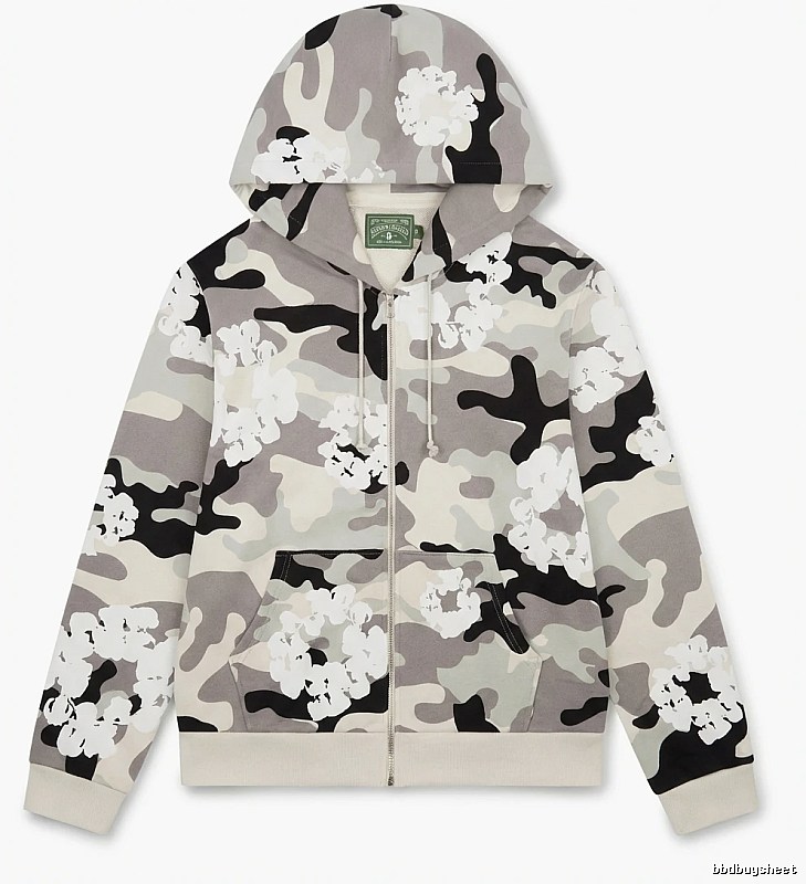 DENIM TEARS Camouflage Print Hoodie